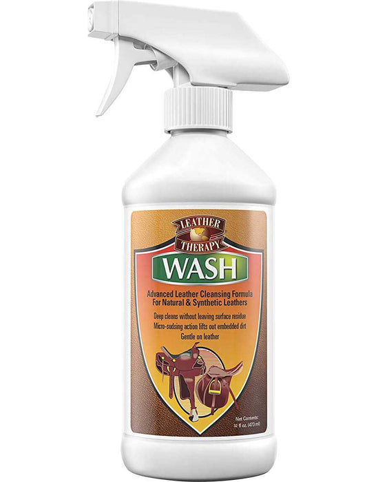 Absorbine Leather Therapy Wash Advanced Leather Horse Saddle Cleansing Formula 16OZ.