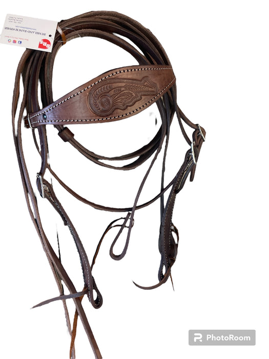 SET REINS AND HEADSTALL