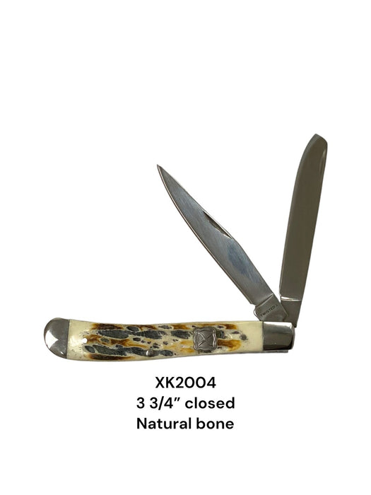 TWISTED X KNIFE 3 3/4" CLOSED NATURAL BONE TRAPPER