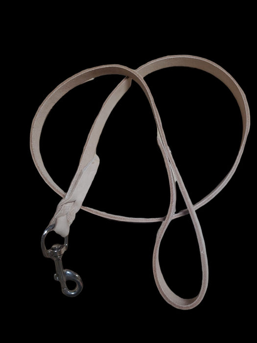 4'' LEATHER  LEASH FOR DOGS  -LIGHT OIL