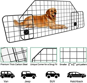 K-9 KEEPER SUV/VAN BARRIER FOUR PAWS 35"-61 (W) X 26"(H)