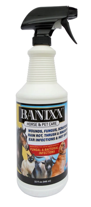 BANIXX HORSE & PET WOUND CARE SPRAY  32oz