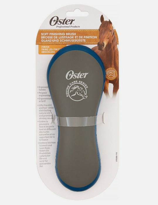 Oster - Equine Care Soft Grooming Horse Brush - Blue