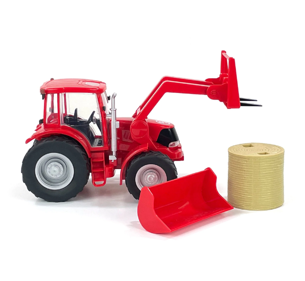 TRACTOR AND IMPLEMENTS - RED