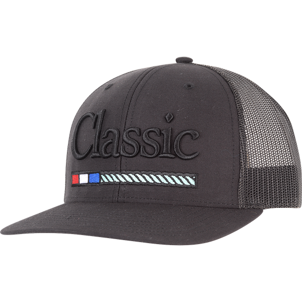 CLASSIC - Tucker Snapback Cap, Mid-Profile with 3D Embroidered Large Text