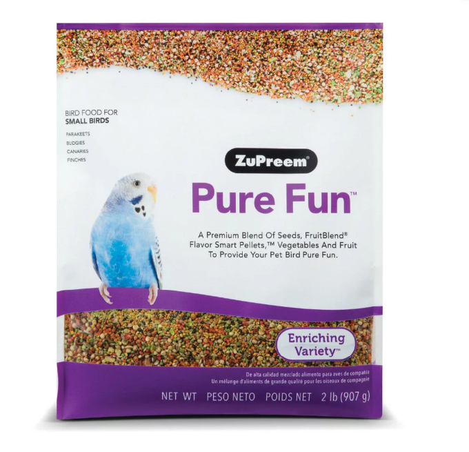 ZuPreem® Pure Fun Bird Food For Small Birds 2 lb