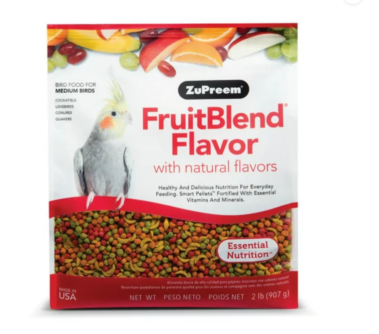 ZuPreem® FruitBlend® Flavor with Natural Flavors Medium Birds