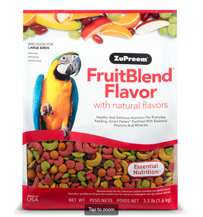 ZuPreem® FruitBlend® Flavor with Natural Flavors Large Birds