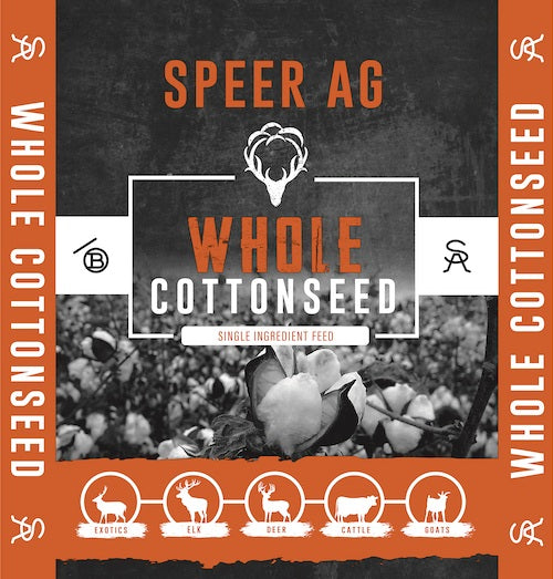 Barret & Speer AG Whole Cotton Seed 50 Lbs BAG