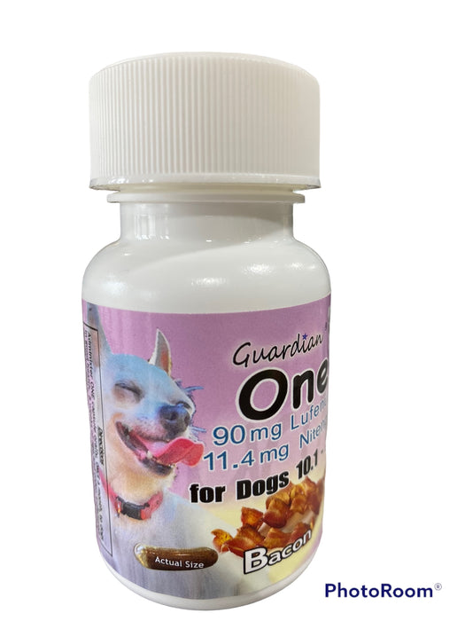 GUARDIAN ONE 90 mg 11.4 mg FOR DOGS 10.1-20 lbs