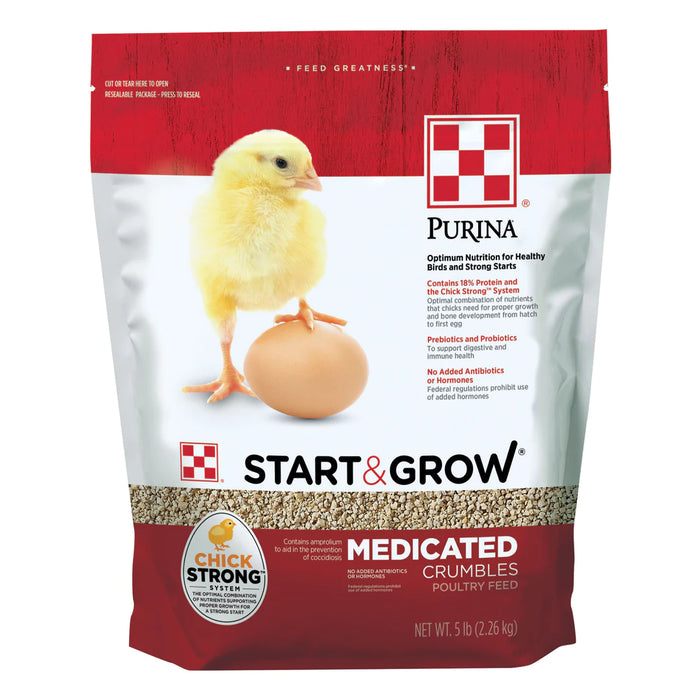 Purina® Start & Grow® Medicated 5 Lb.