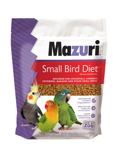 MAZURI® SMALL BIRD DIETS 2.5LB