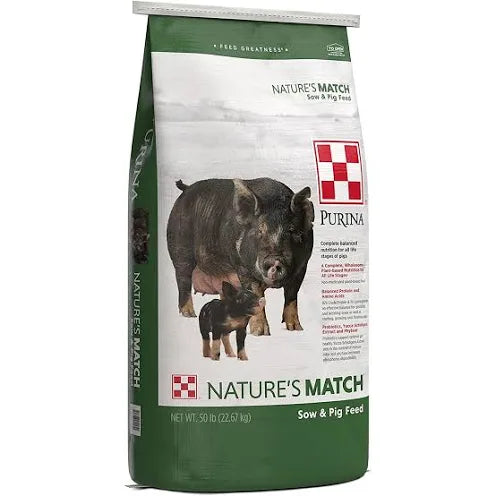 Purina - Nature's Match - Complete Sow and Pig Feed