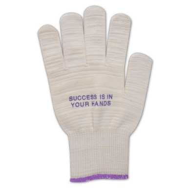 Cotton Deluxe Roping Gloves (12-pack) - XLarge Purple