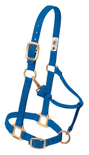 Original Adjustable Chin and Throat Snap Halter,  3/4" Weanling/Pony