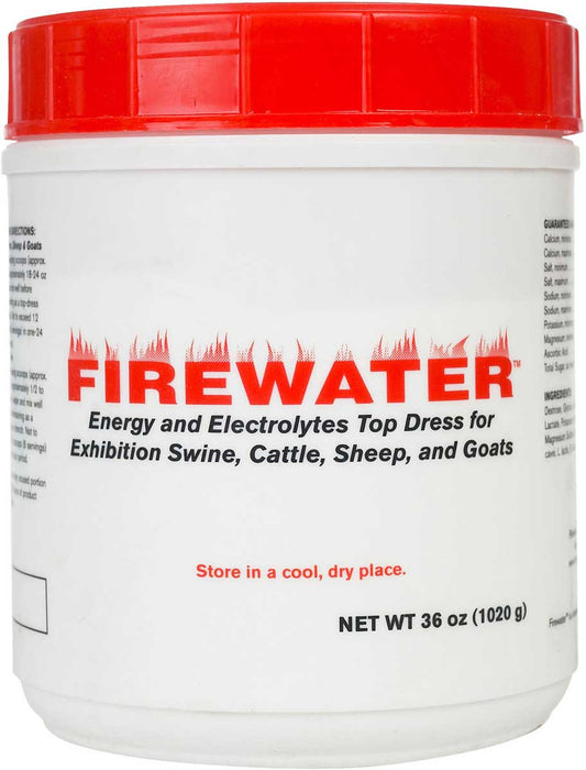Firewater Energy and Electrolytes for Swine, Cattle, Sheep & Goats