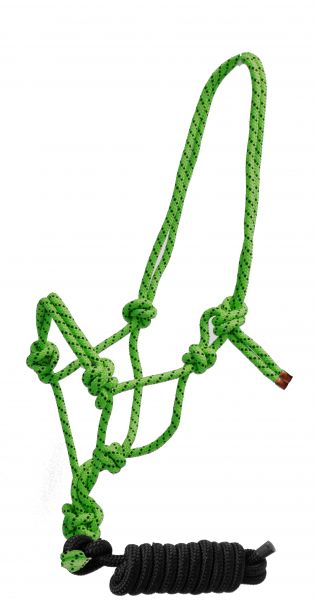 SPECKLED COWBOY KNOT HALTER WITH LEAD 7.5 FT