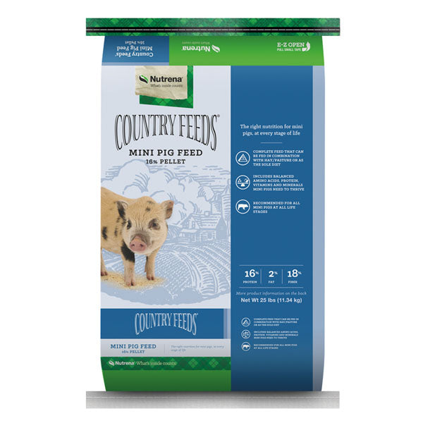 Country Feeds Mini Pig Feed 25LBS