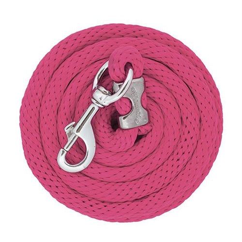Poly Lead Rope with Chrome Brass Snap - Blush