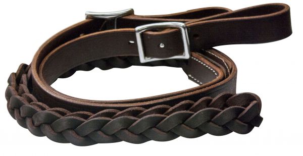 5645 - ROPING REIN BRAIDED MIDDLE