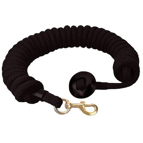 Rounded Cotton Lunge Line - Black