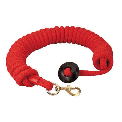 Rounded Cotton Lunge Line - Red