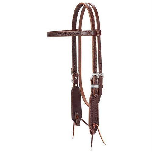 Synergy® Hand-Tooled Mayan Headstall with Designer