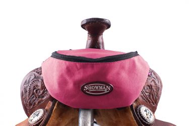 Print Insulated Nylon Saddle Pouch.