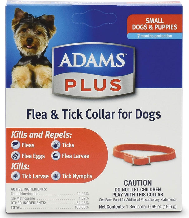 Adams PLUS Flea & Tick Collar for Dogs - Small