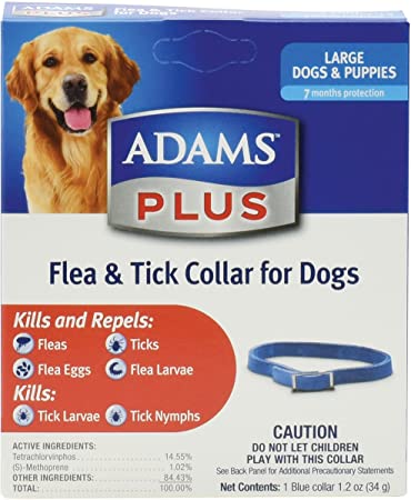 Adams PLUS Flea & Tick Collar for Dogs - Large