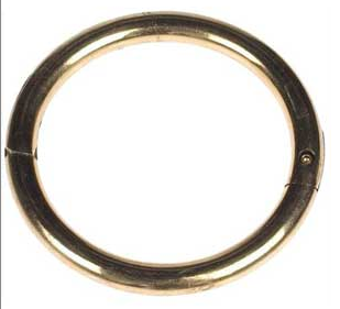 Agri-Pro Bull Ring 3 1/2" X 3/8" Brass