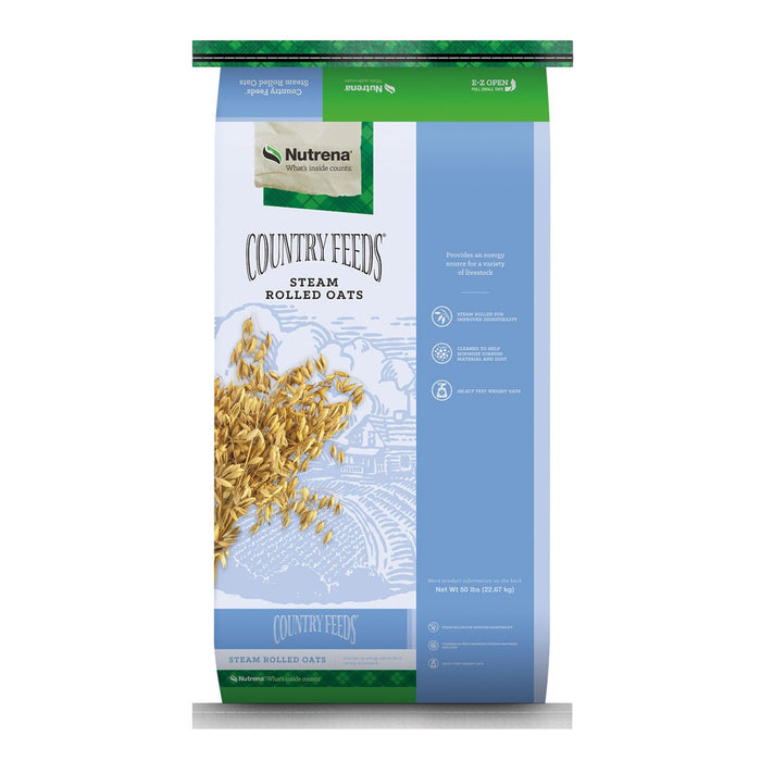 Nutrena Country Feeds Steam Rolled Oats 50lbs - AVENA ROLADA