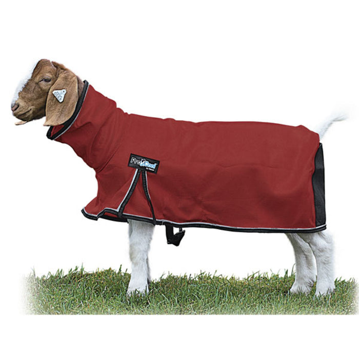 ProCool Goat Blanket with Reflective Piping - Large Red