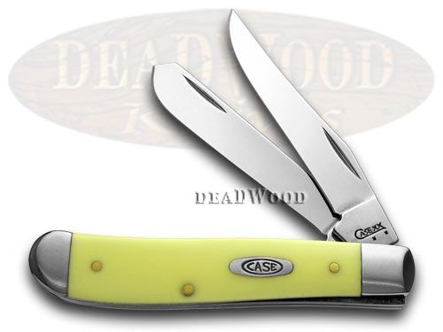 CASE XX - Yellow Synthetic Mini Trapper Pocket Knife