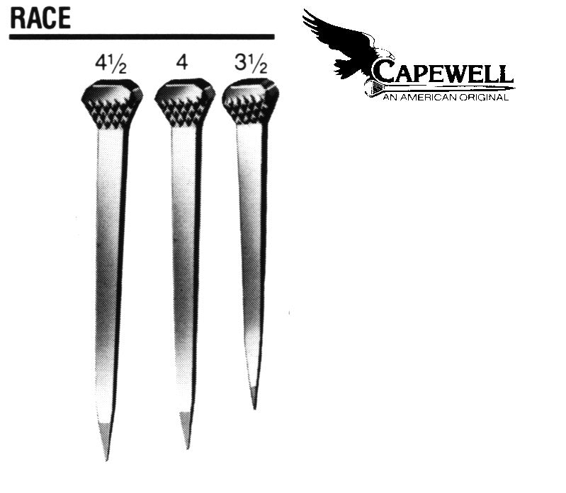 NAIL CAPEWELL RACE HEAD # 4 100 COUNT
