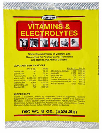 Durvet: Vitamins & Electrolytes 8oz