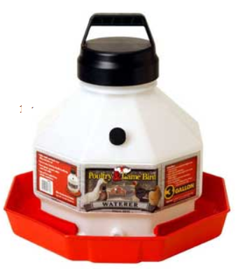 WATERER 3 GAL. POULTRY