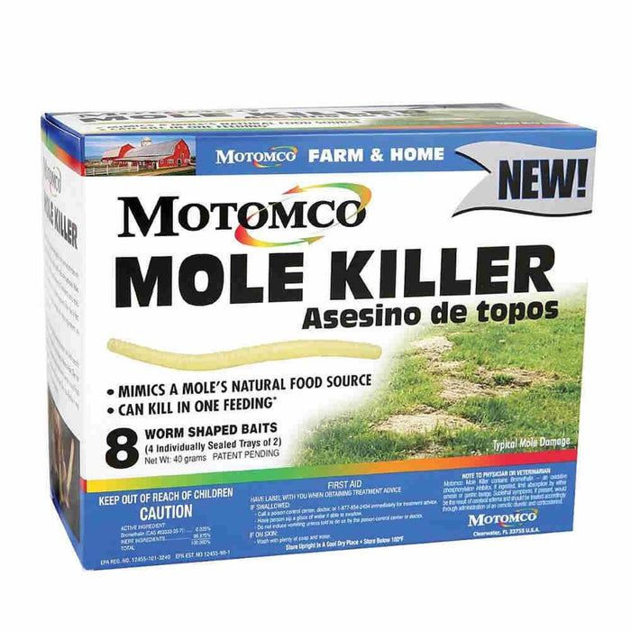 Motomco: Mole Killer (Worm) 4 Pks