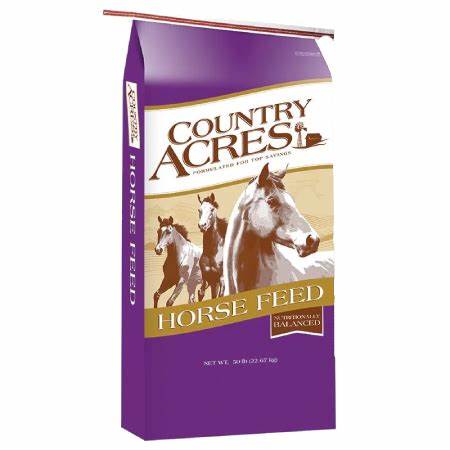 Country Acres 12-8 Pellet HORSE PELLET 50lbs - PURINA