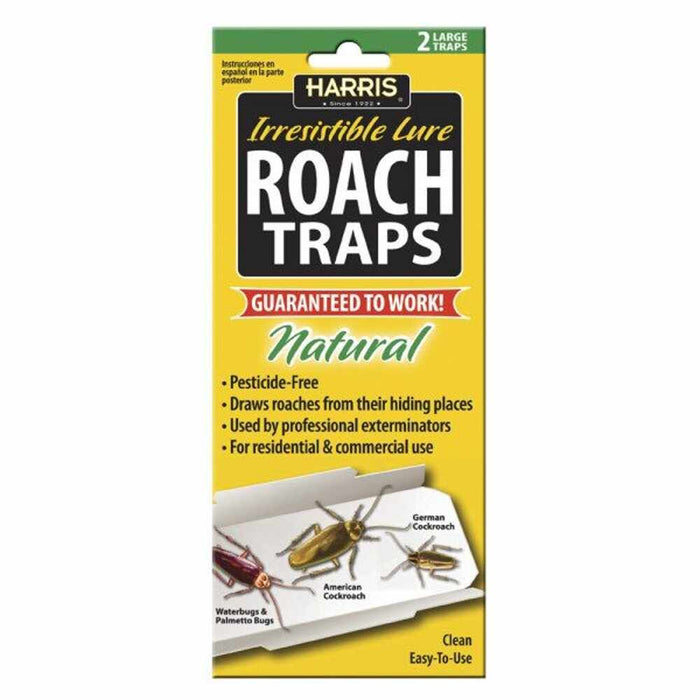 Roach Traps W/Irristible Lures 2Pk