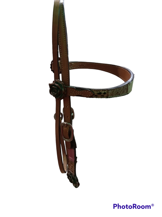 Browband Headstall - Flower conchos