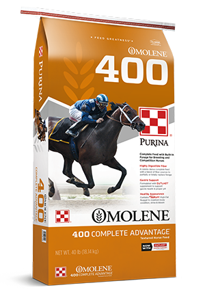 Purina® Omolene® #400 Complete Advantage® Horse Feed - 50lb