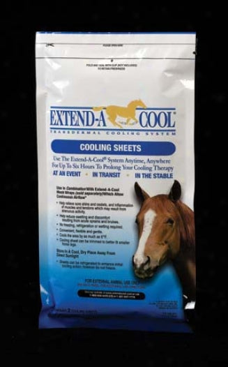 Extend A Cool Cooling Sheet In favor of Horses - 2 Pack.