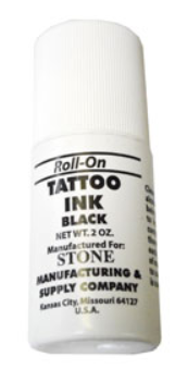 Stone: Tattoo Ink - Black Roll On 2 Oz