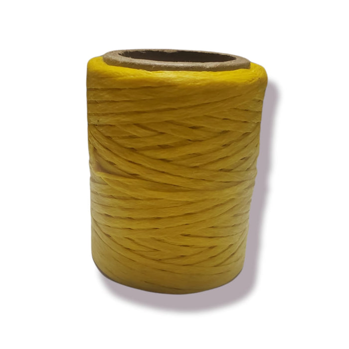 WAXED TIE STRING 50MTS - YELLOW