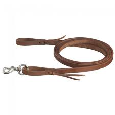 Tough1® Pony Harness Leather Roping Reins