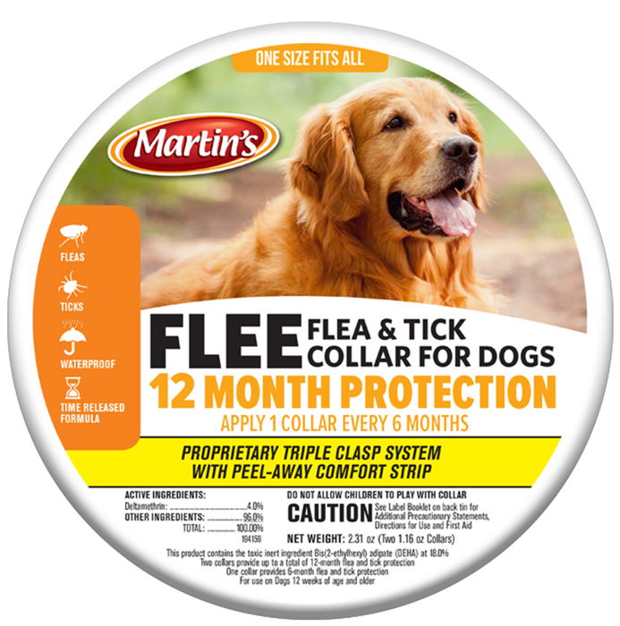 MARTIN'S FLEE FLEA & TICK COLLAR FOR DOGS
