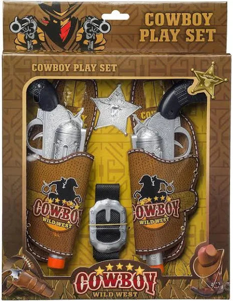 Cowboy play set - double pistol wholster