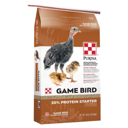 Purina Game Bird 30% Protein Starter 50 lb bag- GUAJOLOTINA
