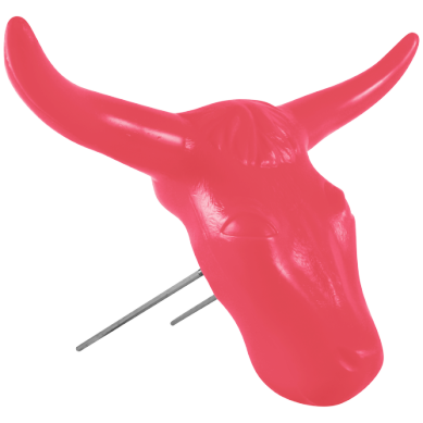 Steer Head - Pink